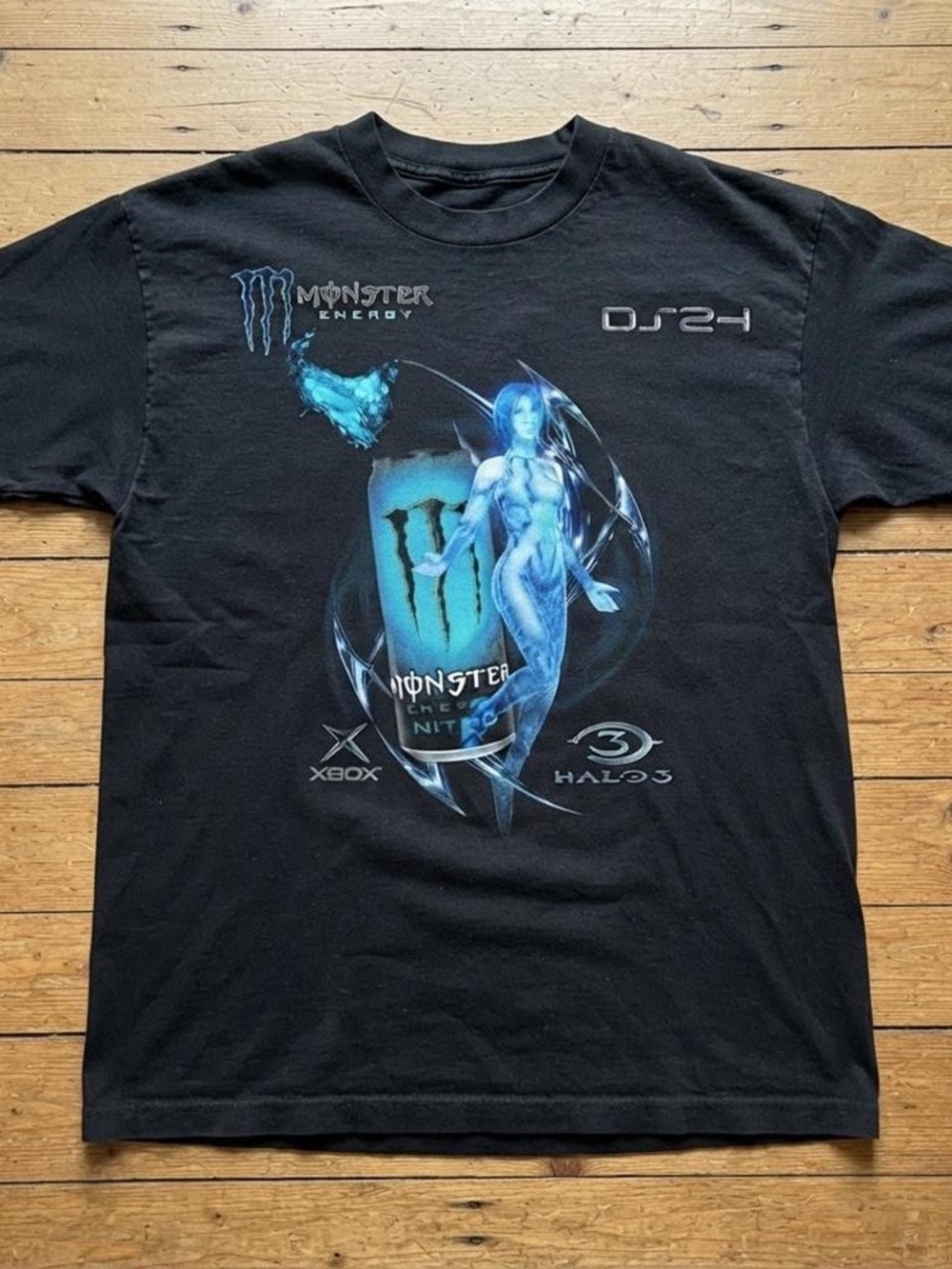 Black Monster Energy Halo T shirt